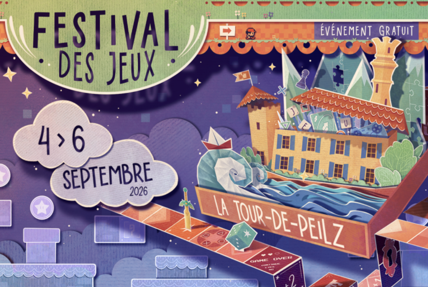La Tour-de-Peilz en mode jeu 